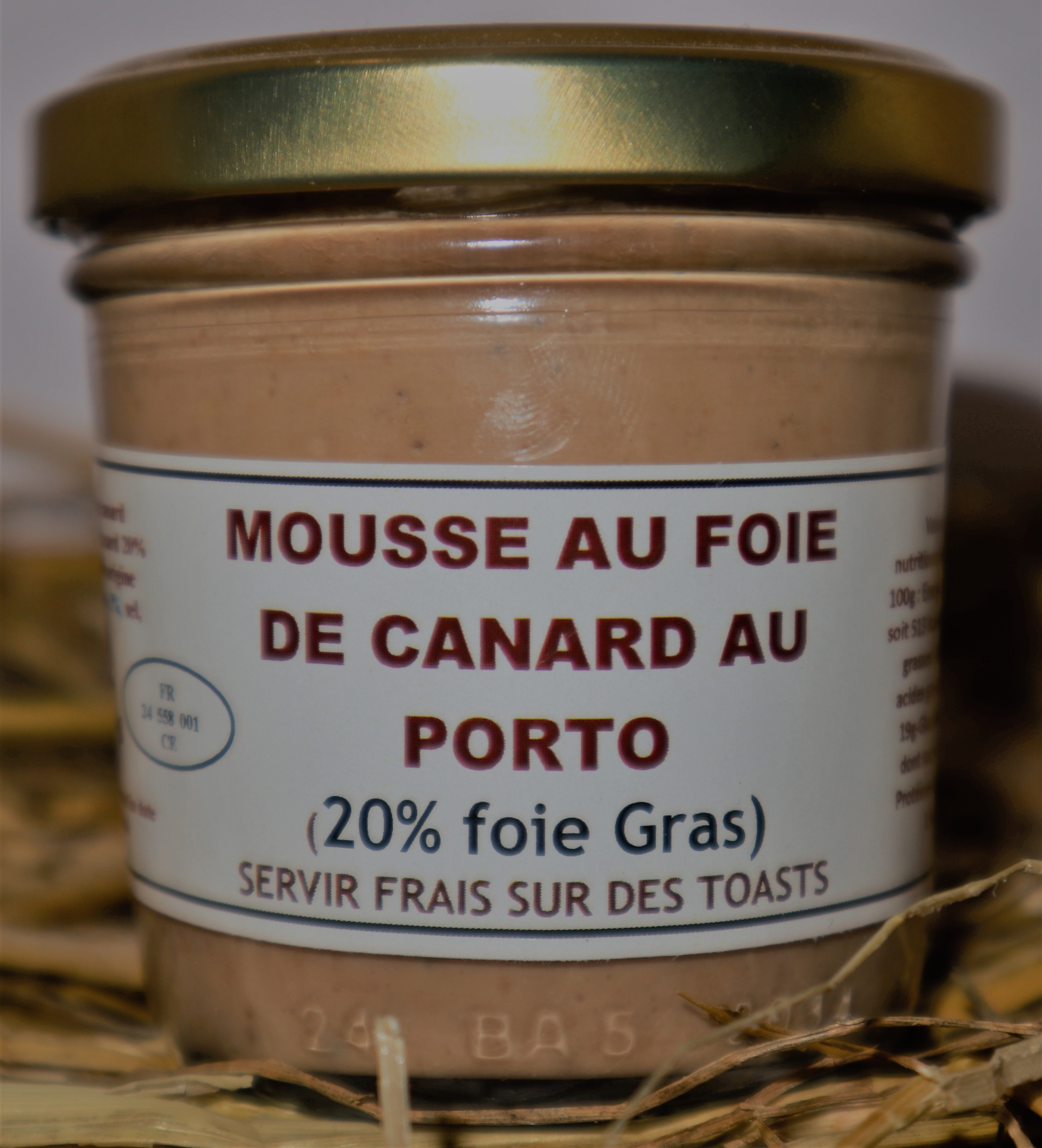 Mousse au foie de canard au Porto Le Cellier d'Aquitaine